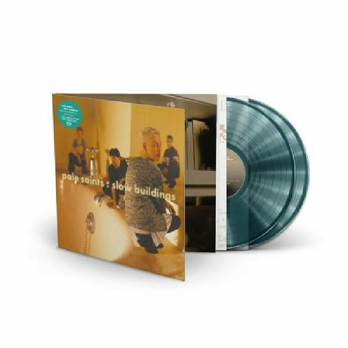 Slow Buildings - 30th Anniversary Blue Vinyl 2xLP vinyl record cover