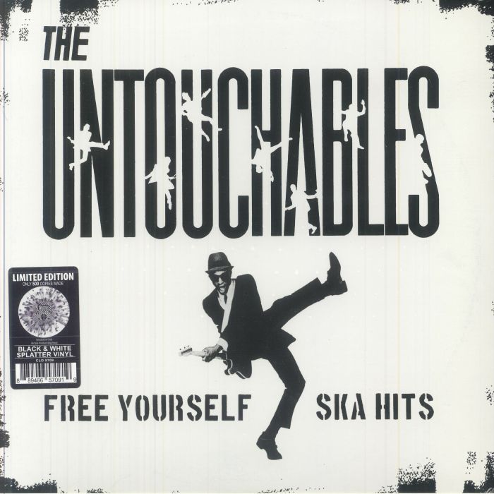 Free Yourself: Ska Hits - Black & White Splatter Vinyl LP vinyl record cover