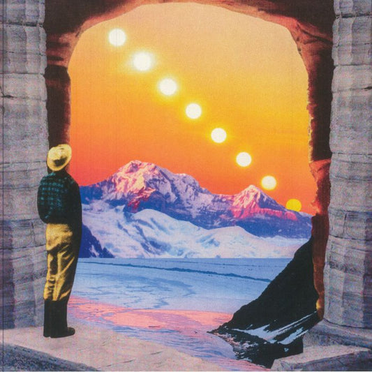 Either Way The Sun's Exploding - Orange & Blue Splatter Vinyl LP vinyl record cover