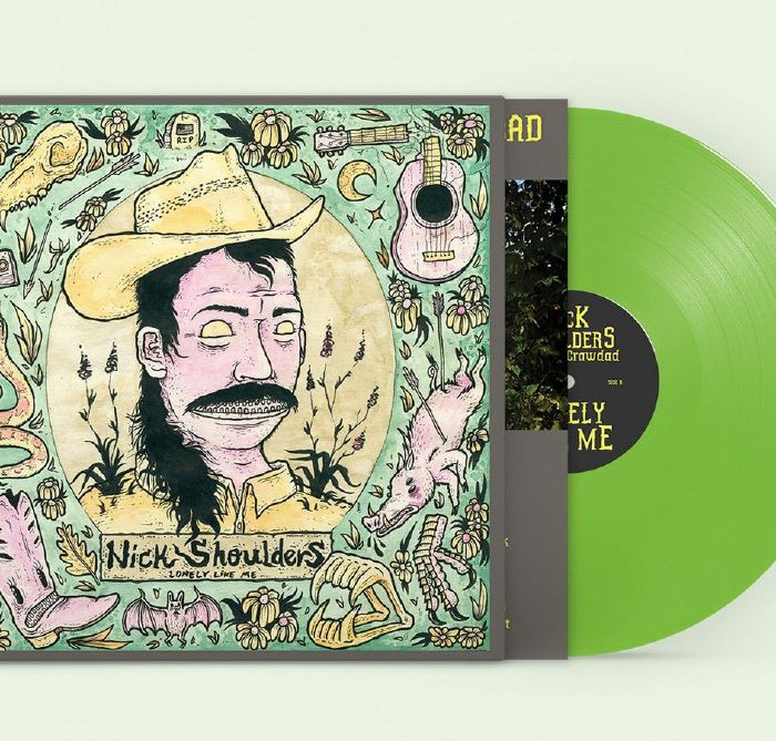 Lonely Like Me - Lime Green Vinyl LP vinyl record cover