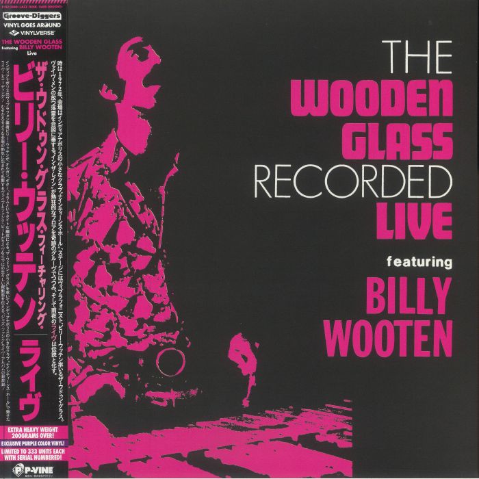 The Wooden Glass Recorded Live - Limited Edition Purple Vinyl LP vinyl record cover