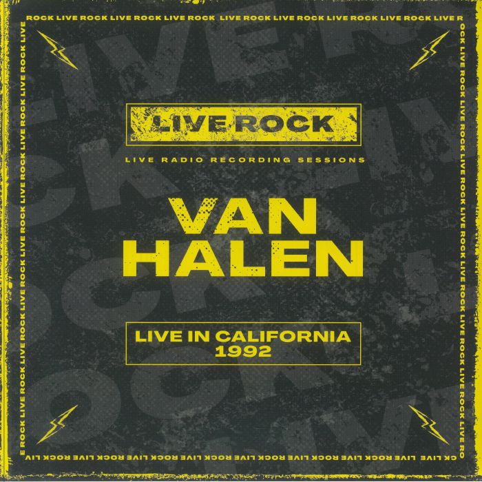 Live In California 1992 - 2xLP vinyl record cover
