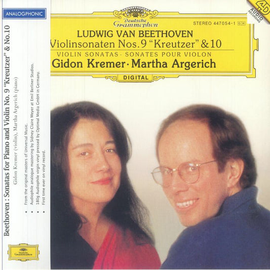 Violin Sonatas No 9 "Kreutzer" & 10 - 2xLP vinyl record cover