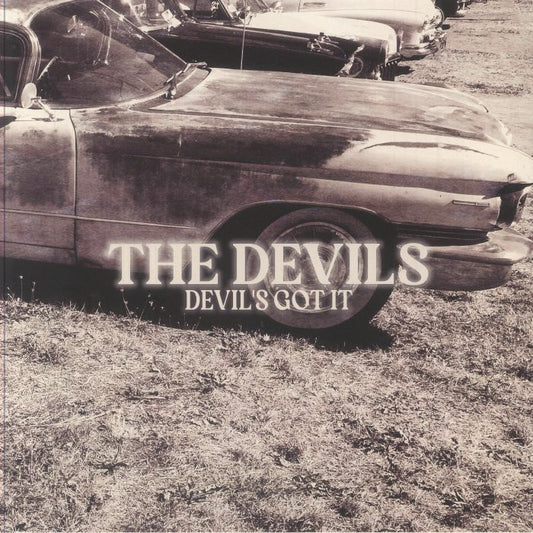 Devil's Got It - White Black & Blue Marbled Vinyl LP vinyl record cover
