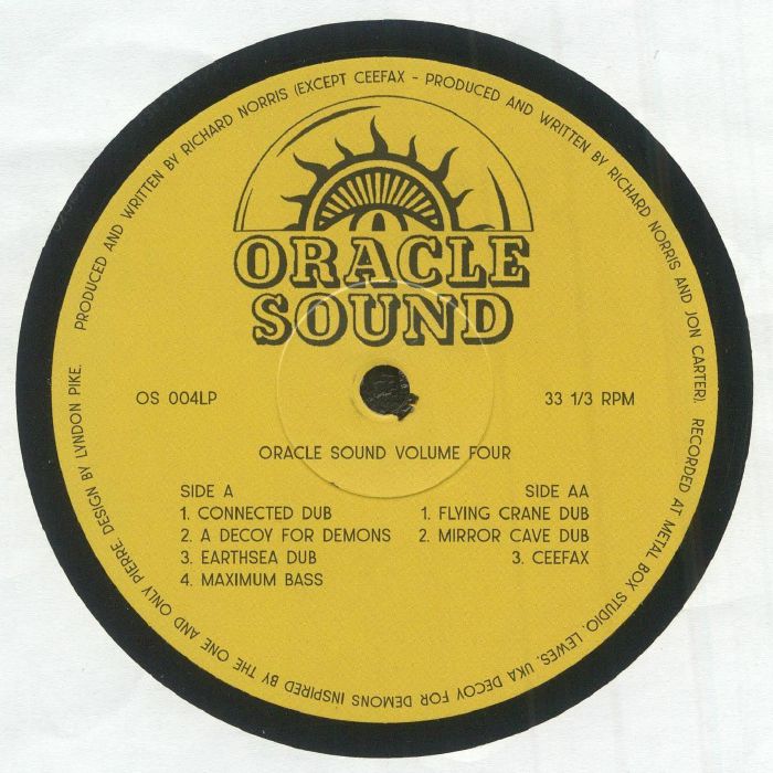 Oracle Sound Volume 4 - Vinyl LP vinyl record cover