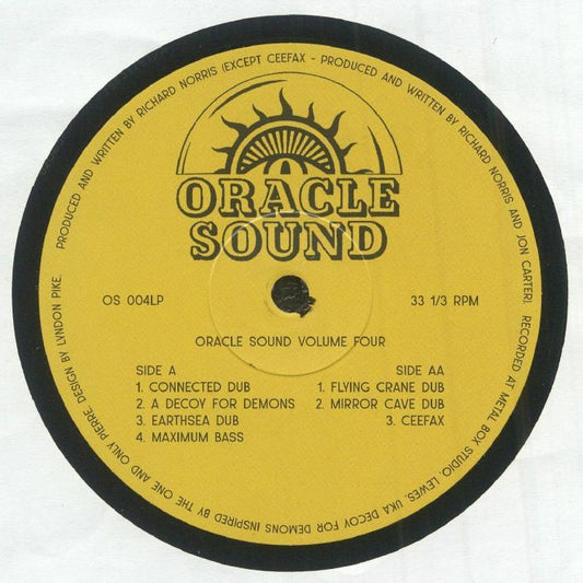 Oracle Sound Volume 4 - Vinyl LP vinyl record cover
