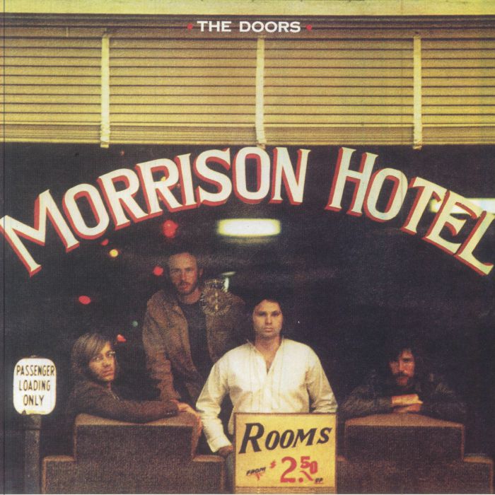 Morrison Hotel - Transparent Green Vinyl LP vinyl record cover