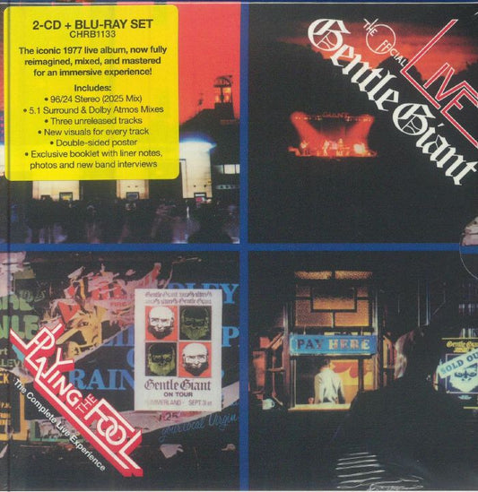 Playing The Fool: The Complete Live Experience - 2CD + Blu-ray CD cover