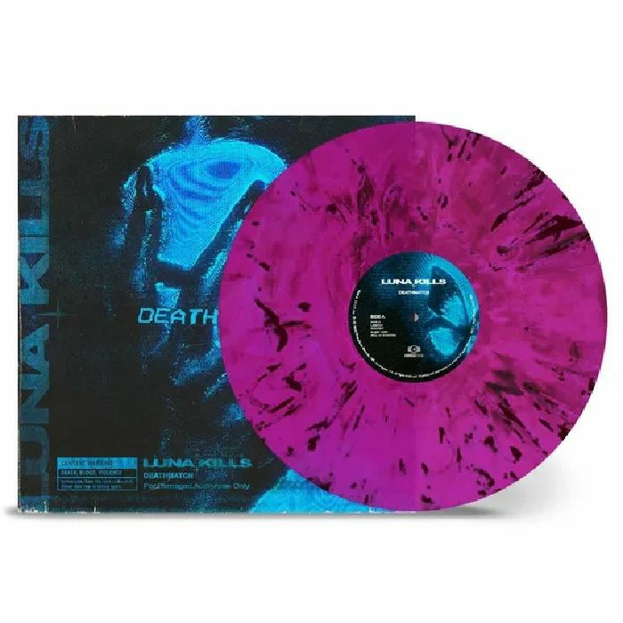 Deathmatch - Limited Edition Magenta & Black Vinyl LP vinyl record cover