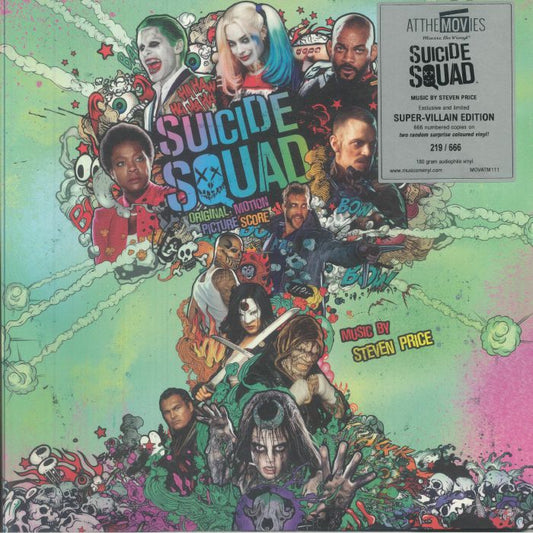 Suicide Squad (Soundtrack) - Limited Edition Coloured Vinyl 2xLP vinyl record cover