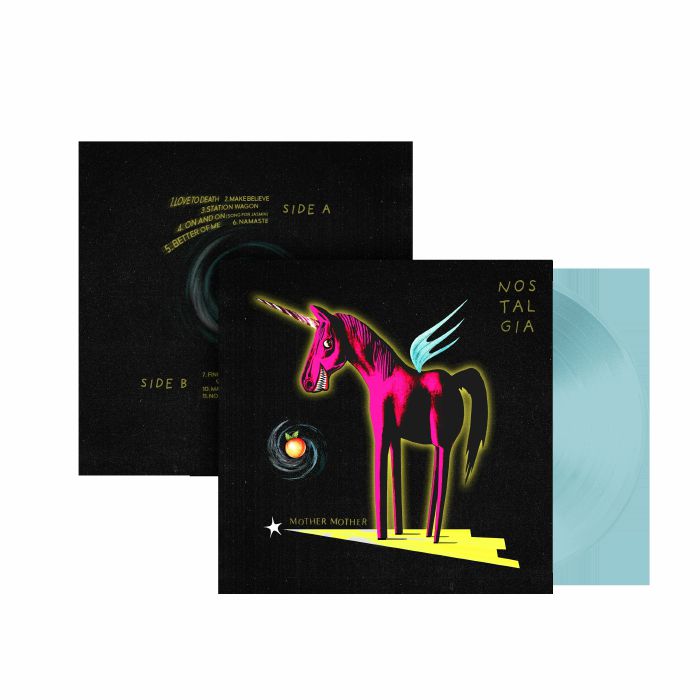 Nostalgia - Light Blue Vinyl LP vinyl record cover