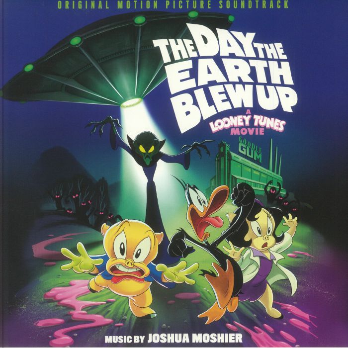 The Day The Earth Blew Up: A Looney Tunes Movie (Soundtrack) - Limited Edition Pink & Purple Marbled Vinyl LP vinyl record cover