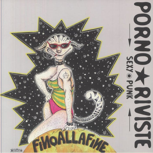 Fino Alla Fine - Limited Edition Black & White Splattered Vinyl LP vinyl record cover