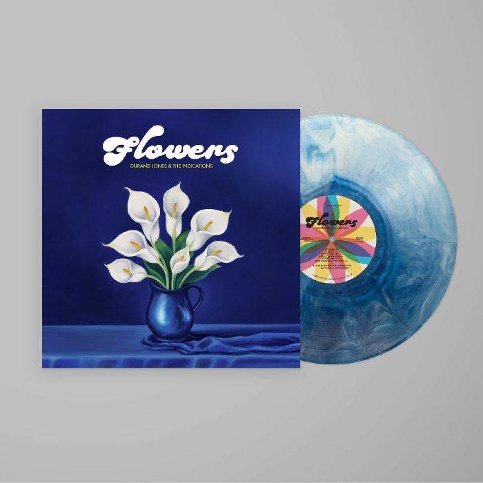 Flowers - Limited Edition Blue & White Marbled Vinyl LP vinyl record cover