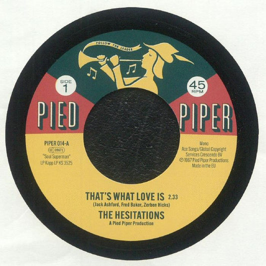 That's What Love Is - Vinyl Single vinyl record cover
