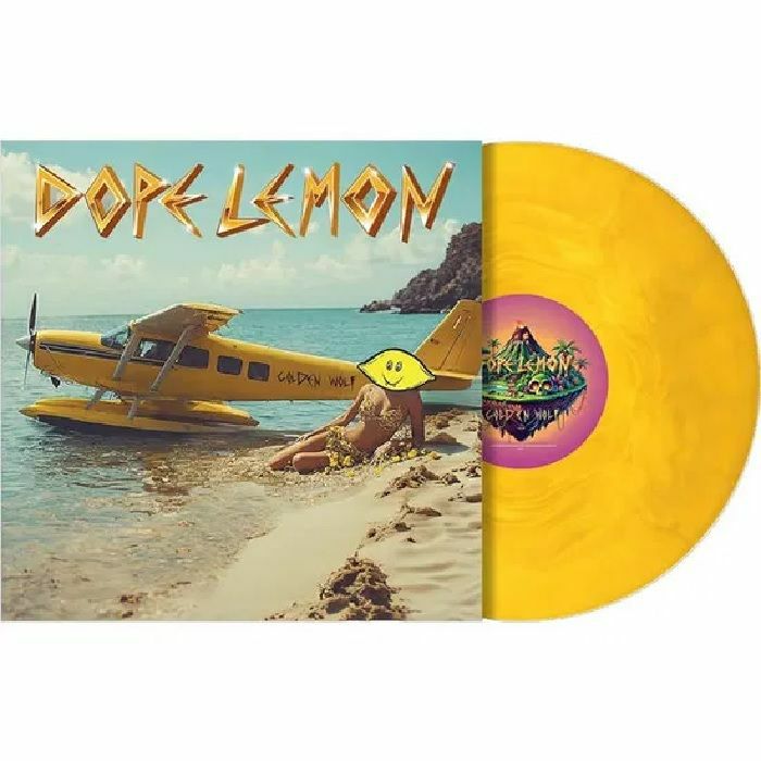 Golden Wolf - Gold Marbled Vinyl LP vinyl record cover