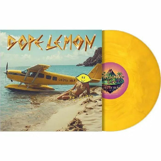 Golden Wolf - Gold Marbled Vinyl LP vinyl record cover