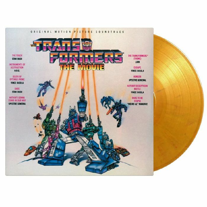 Transformers - Limited Edition Unicron Marbled Vinyl LP vinyl record cover