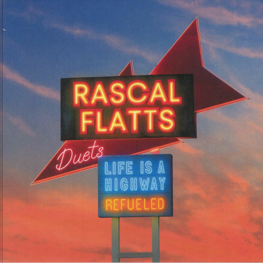 Life Is A Highway: Refueled Duets - Blue Vinyl LP vinyl record cover