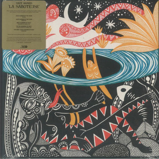 La Saboteuse - Limited Edition Yellow Vinyl 2xLP vinyl record cover