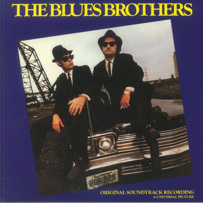 The Blues Brothers (Soundtrack) - Blue Vinyl LP vinyl record cover