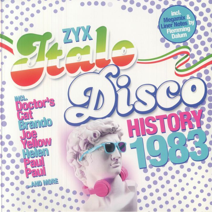 ZYX Italo Disco History: 1983 - Limited Edition Coloured 2xLP vinyl record cover