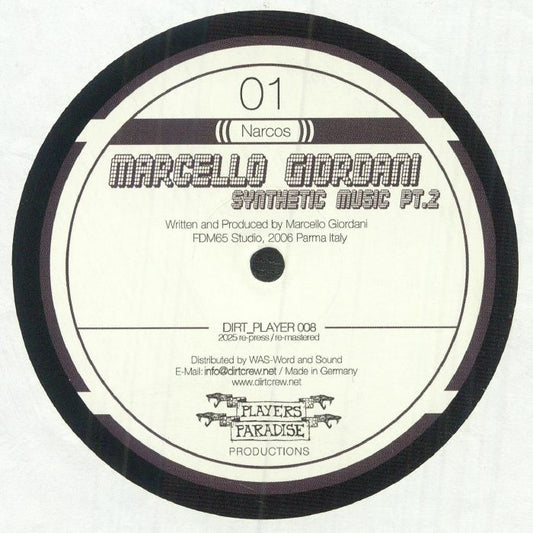 Synthetic Music Part 2 - Vinyl LP vinyl record cover