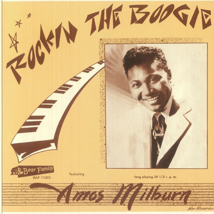 Rockin' The Boogie - Limited Edition Orange Vinyl LP vinyl record cover