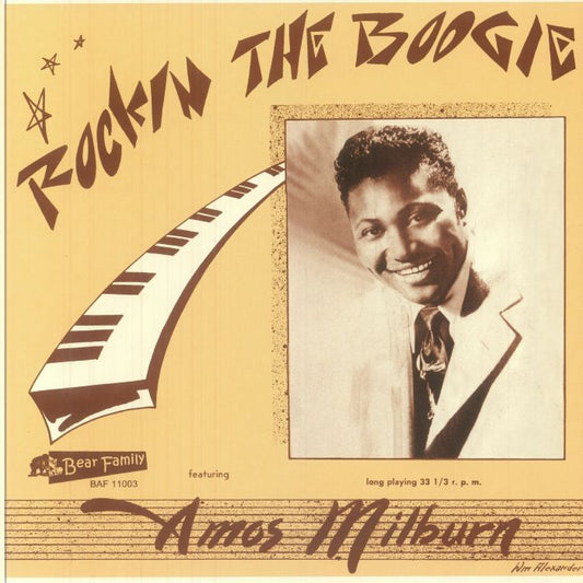 Rockin' The Boogie - Limited Edition Orange Vinyl LP vinyl record cover