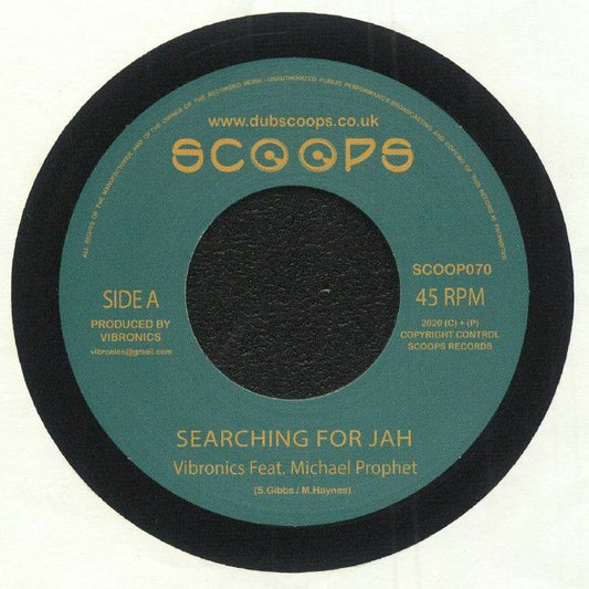 Searching For Jah - Vinyl Single vinyl record cover