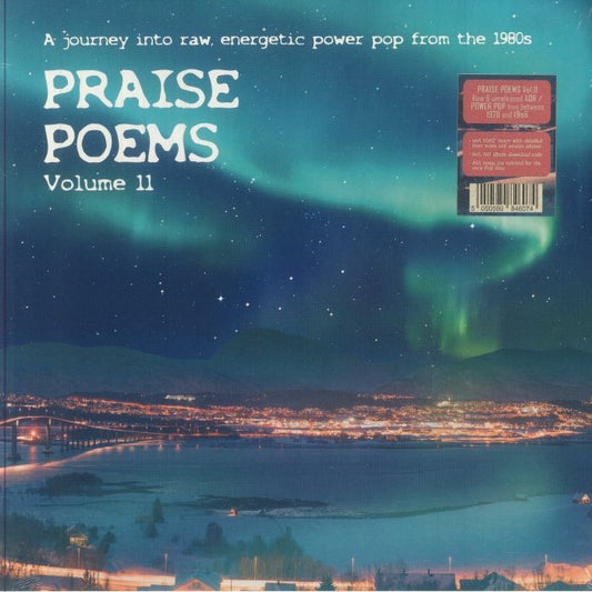 Praise Poems Volume 11: 1980s Power Pop - 2xLP vinyl record cover