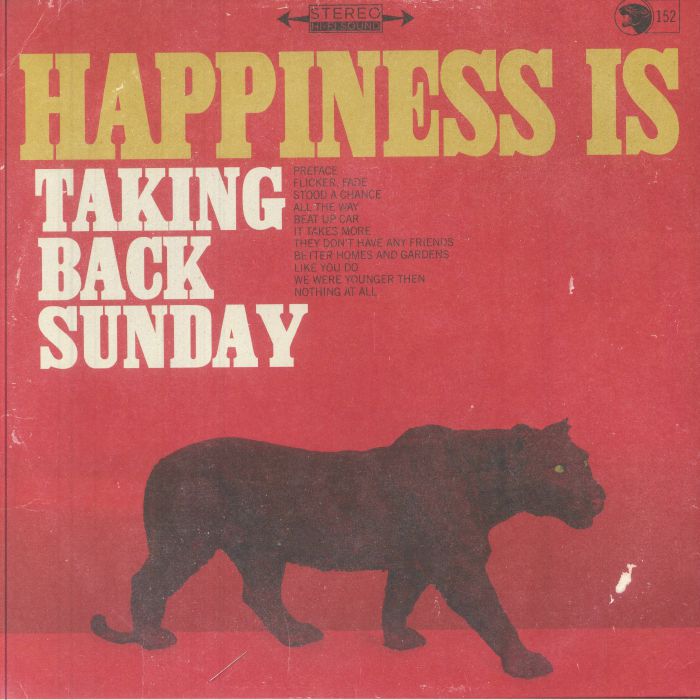 Happiness Is - Limited Edition Gold & Black Swirl Vinyl LP vinyl record cover