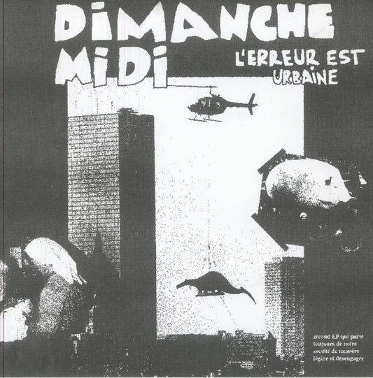 L'erreur Est Urbaine - Limited Edition Vinyl EP vinyl record cover