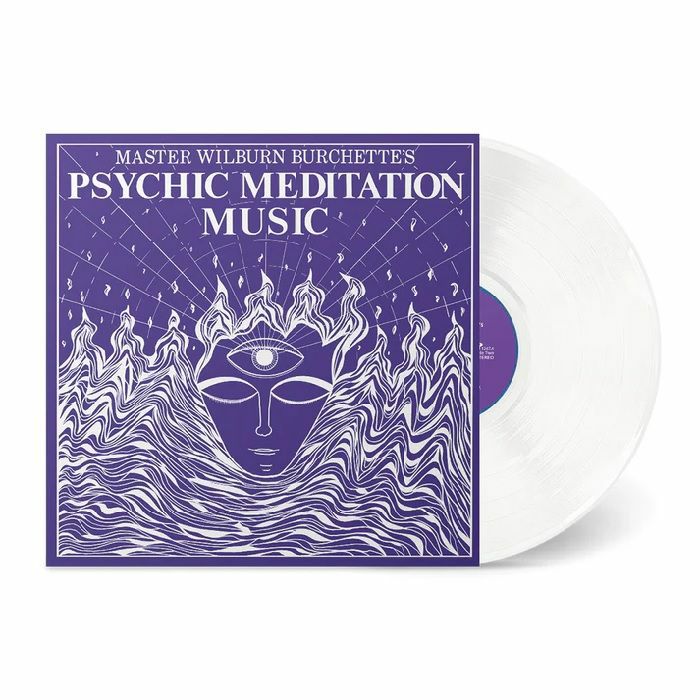Psychic Meditation Music - White Vinyl LP vinyl record cover