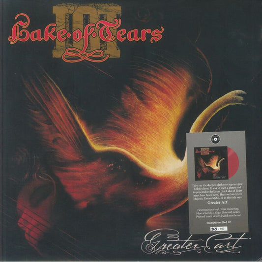 Greater Art - Limited Edition Red Vinyl LP vinyl record cover