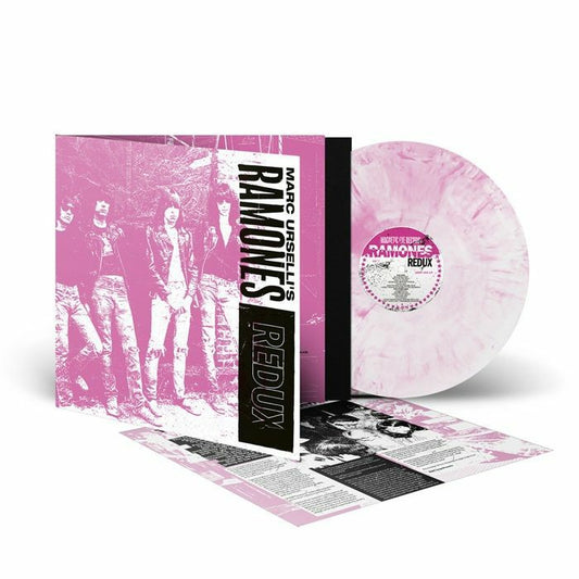 Marc Urselli's Ramones: Redux - Pink & White Marbled Vinyl LP vinyl record cover