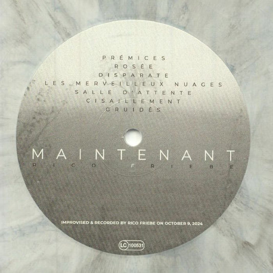 Maintenant - Grey Marbled Vinyl LP vinyl record cover