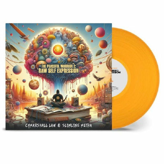The Peaceful Warrior 2: Raw Self Expression - Orange Vinyl LP vinyl record cover