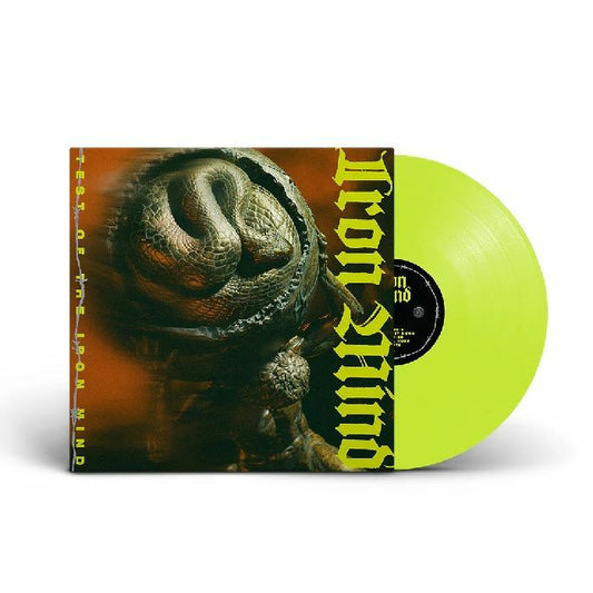 Test Of The Iron Mind - Limited Edition Neon Yellow Vinyl LP vinyl record cover