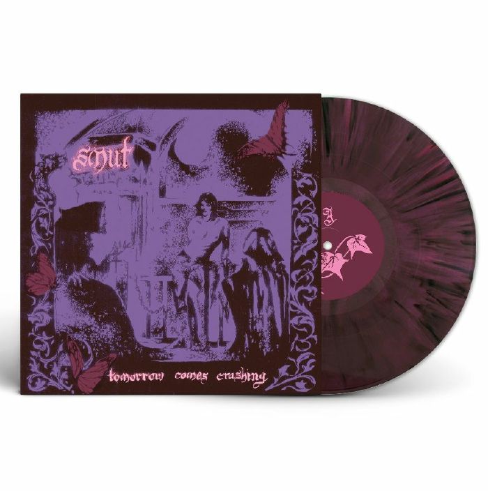 Tomorrow Comes Crashing - Burning Violet Marbled Vinyl LP vinyl record cover