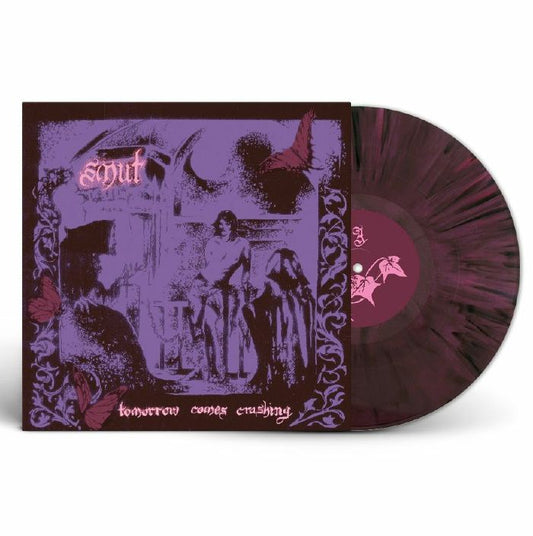 Tomorrow Comes Crashing - Burning Violet Marbled Vinyl LP vinyl record cover