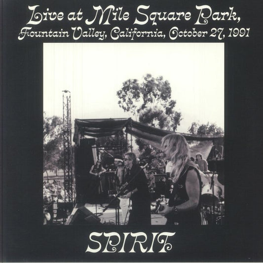 Live At Mile Square Park Fountain Valley California October 27 1991 - Silver Vinyl LP vinyl record cover
