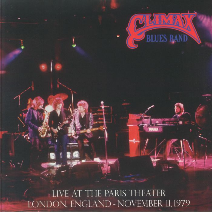 Live At The Paris Theater London November 11 1979 - Blue Vinyl 2xLP vinyl record cover