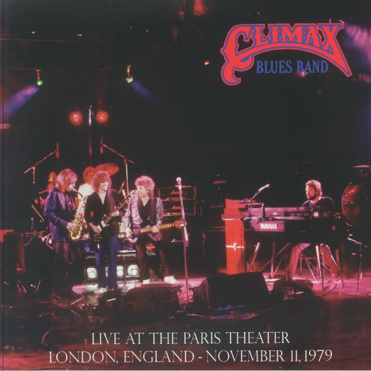Live At The Paris Theater London November 11 1979 - Blue Vinyl 2xLP vinyl record cover