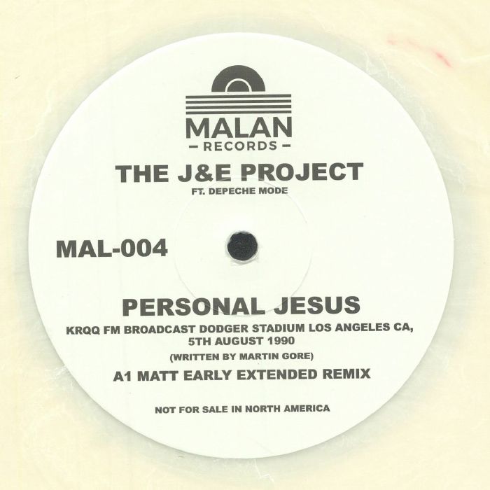 Personal Jesus - White Vinyl Single vinyl record cover
