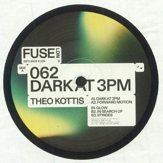 Dark At 3PM - Vinyl EP vinyl record cover