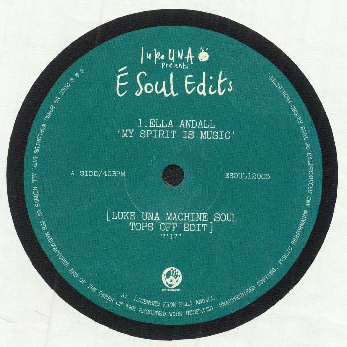 E Soul Cultura Edits - Vinyl Single vinyl record cover