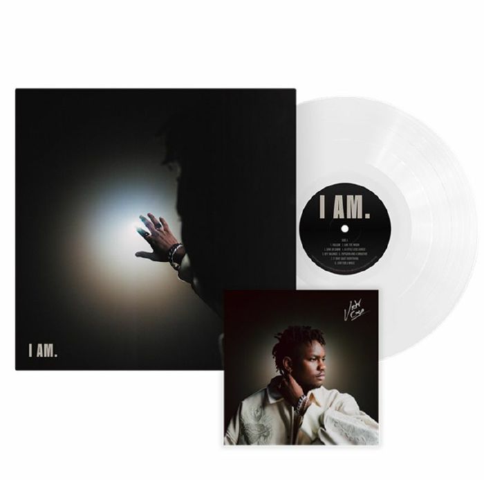 I Am. - Limited Edition White Vinyl LP vinyl record cover