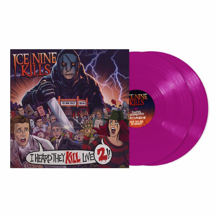 I Heard They Kill Live 2 - Violet Vinyl 2xLP vinyl record cover