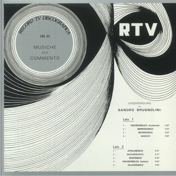 Underground (Mono) - Vinyl LP vinyl record cover